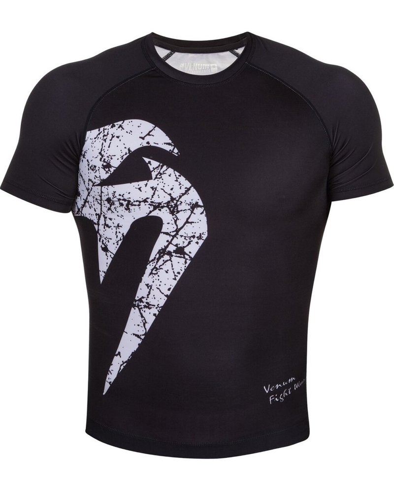 Venum Venum Original Giant Rash Guard S/S Black White