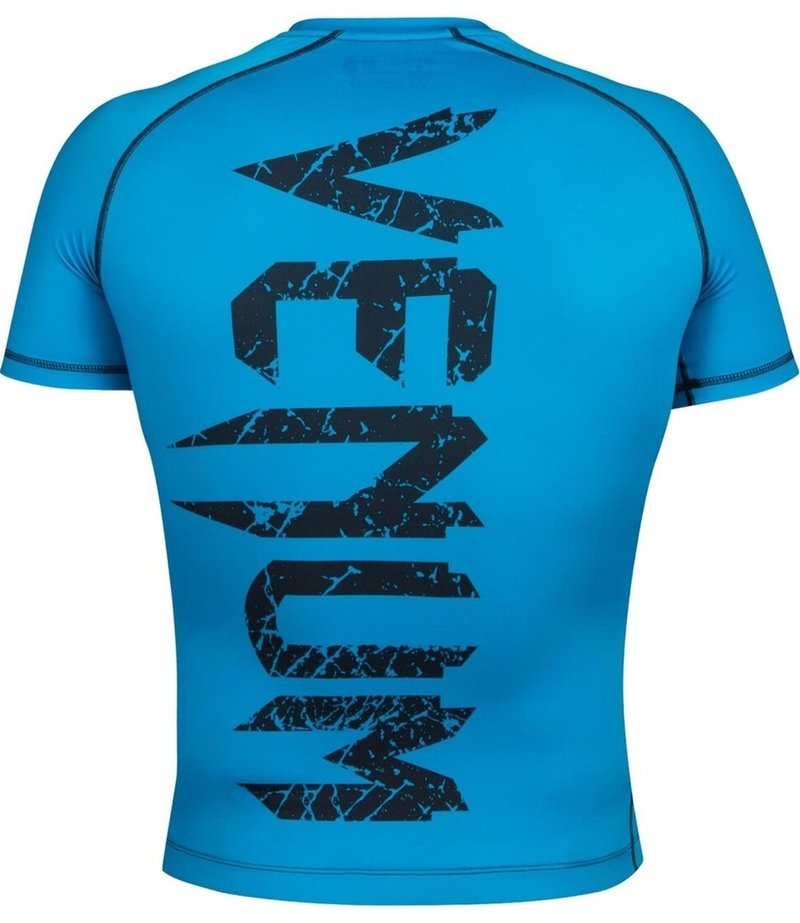 Venum Venum Original Giant Rash Guard K/A Cyan Schwarz