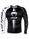 Venum Venum Logos Rash Guards L/S Zwart Wit