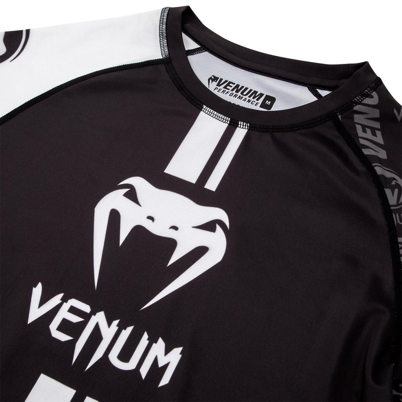 Venum Venum Logos Rash Guards L/S Zwart Wit