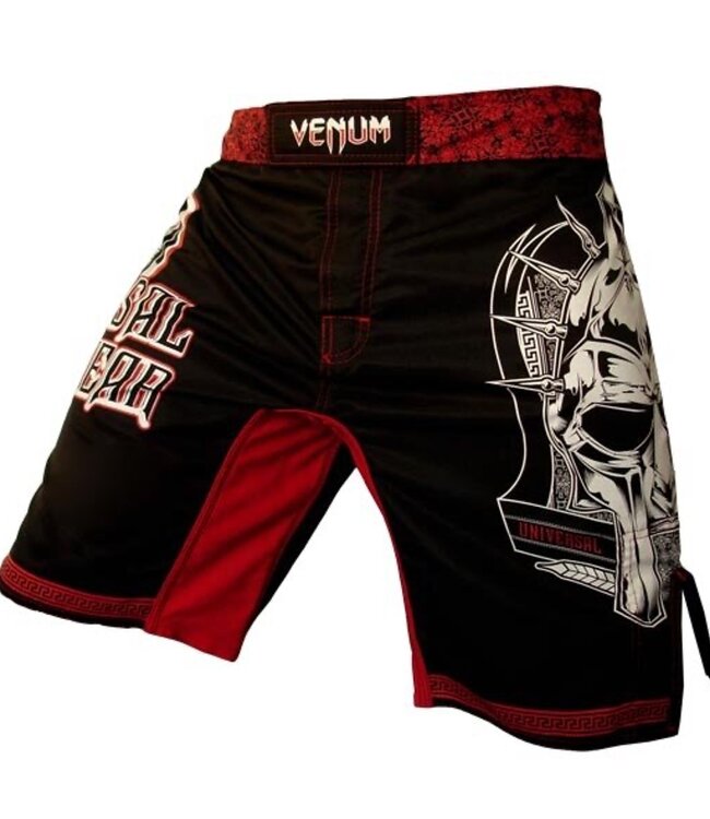 Venum Gladiator Mask Fight Shorts Black Venum Fight Wear