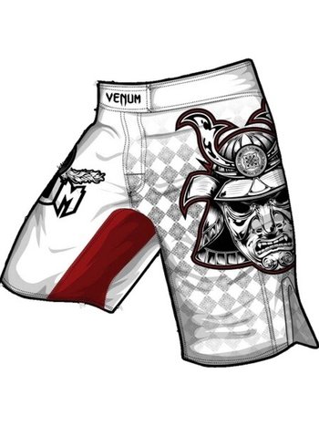 Venum Venum Samurai Mask Fightshorts White