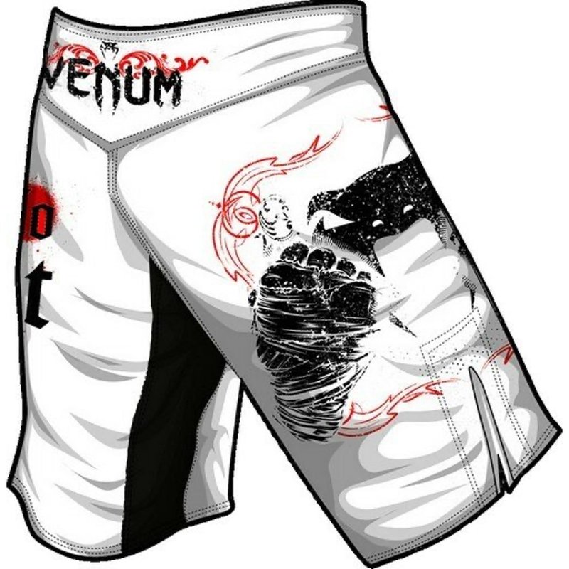 Venum Venum "Built 2 Fight" Fightshorts White