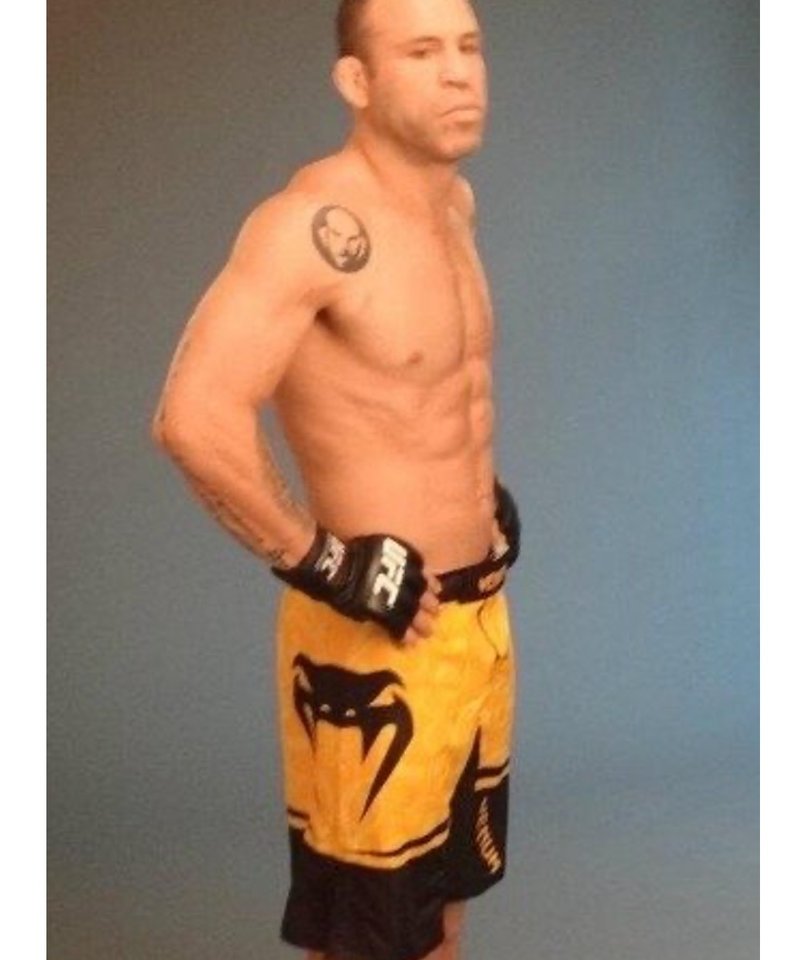 Venum Venum Fightshort Wanderlei Silva Geel Zwart