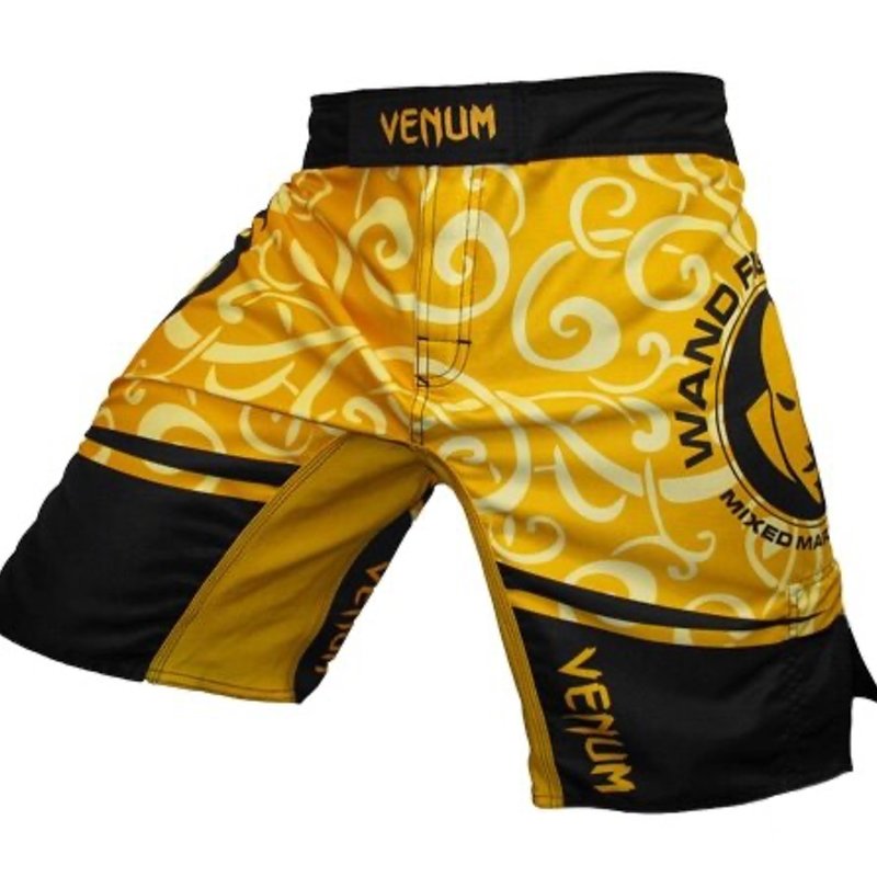 Venum Venum Fightshort Wanderlei Silva Geel Zwart