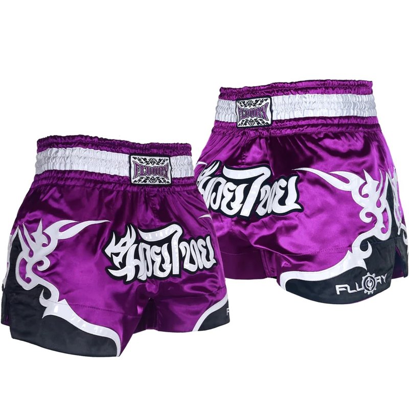 Fluory Fluory Muay Thai Shorts Kickboxhose Tribal Lila