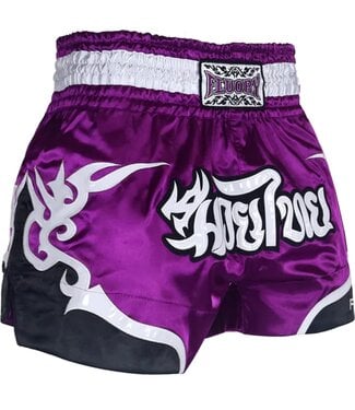 Fluory Fluory Muay Thai Short Kickboks Broek Tribal Paars