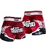 Fluory Muay Thai Shorts Kickboxhosen Tribal Weinrot