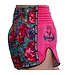 Fluory Muay Thai Shorts Kickboxen Pink Grün MTSF90A