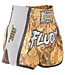 Fluory Muay Thai Shorts Kickboxing Yellow MTSF64