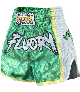 Fluory Fluory Muay Thai Kickboxing Shorts Groen MTSF64