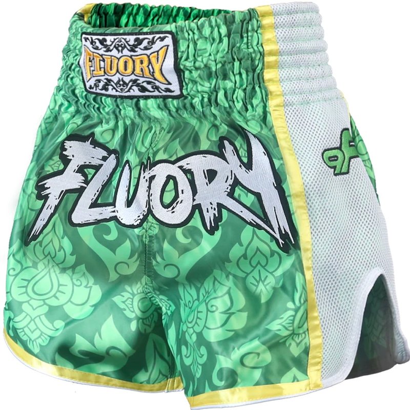 Fluory Fluory Muay Thai Kickboxing Shorts Groen MTSF64