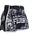 Fluory Fluory Sak Yant Tiger Muay Thai Kickboks Broek Zwart MTSF66