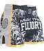Fluory Sak Yant Tiger Muay Thai Shorts Schwarz Gold MTSF66