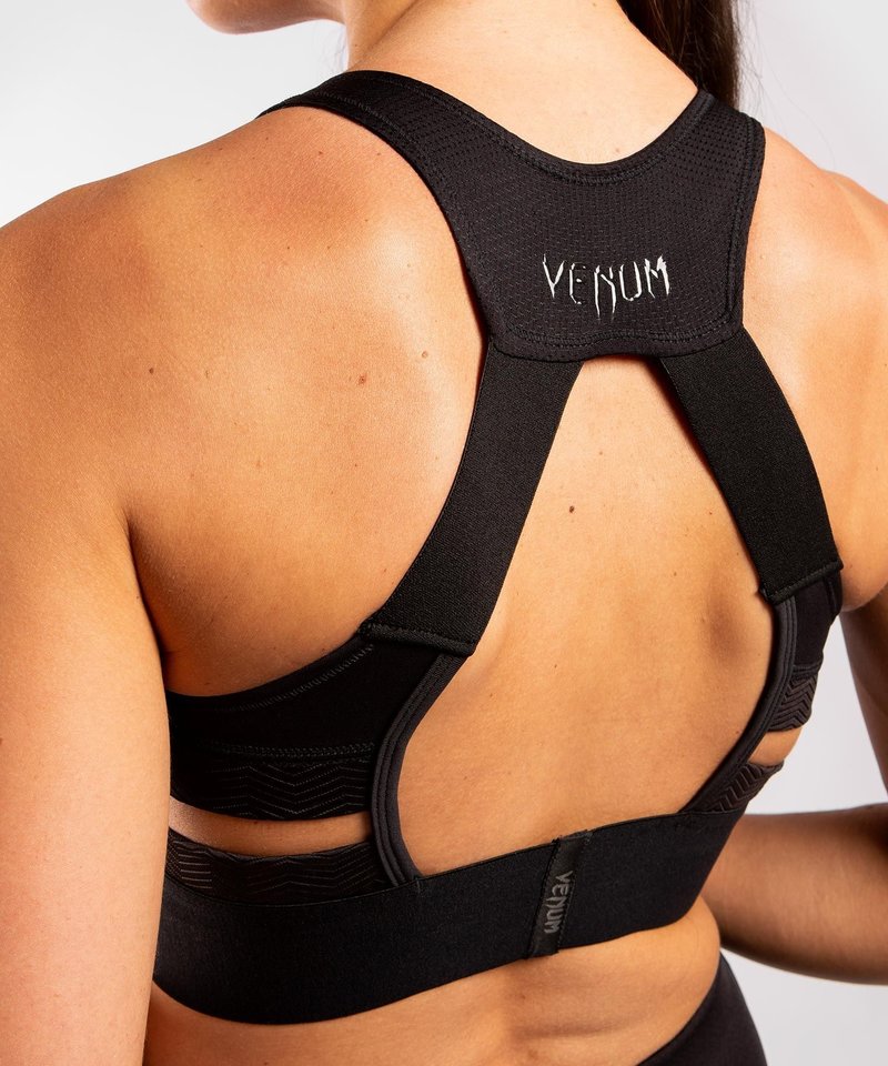 Venum Online Shop Europe  Venum G-Fit Sport Bra Black Black - FIGHTWEAR  SHOP EUROPE