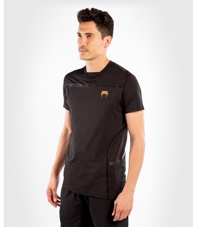 Venum G-Fit Dry-Tech T-shirt Zwart Goud