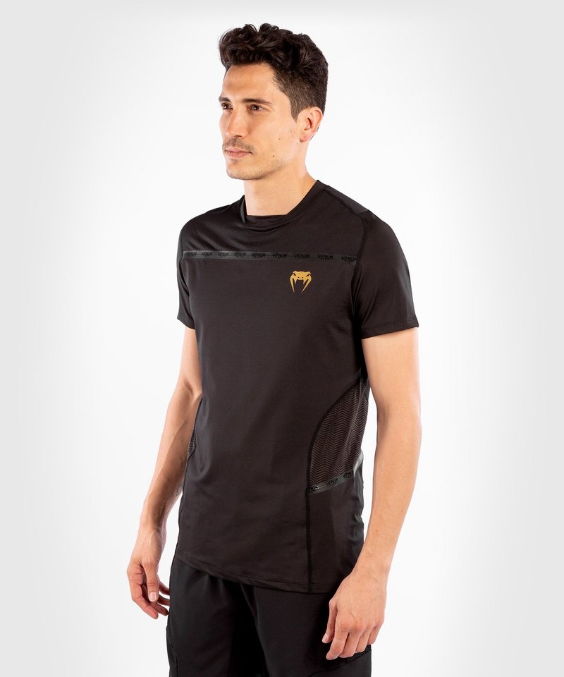 Venum Venum G-Fit Dry-Tech T-shirt Black Gold