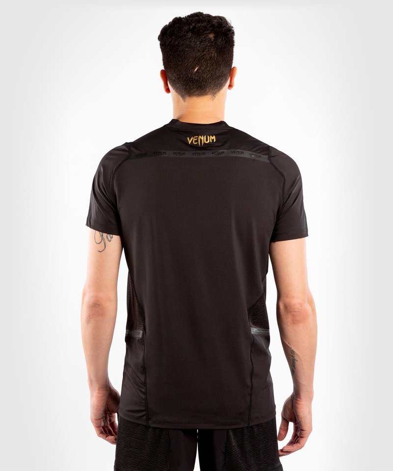 Venum Venum G-Fit Dry-Tech T-Shirt Schwarz Gold