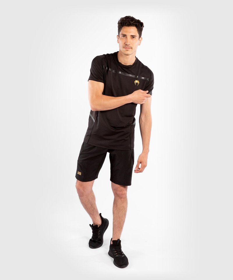 Venum Venum G-Fit Dry-Tech T-Shirt Schwarz Gold