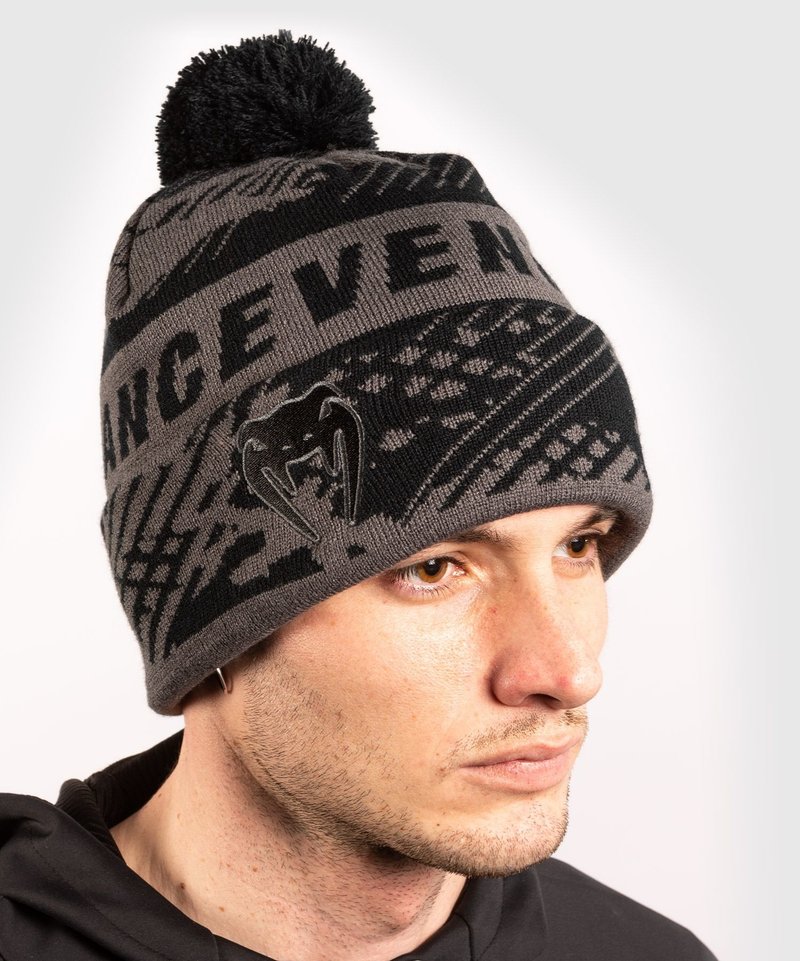 Venum Venum Performance Beanie Grau Schwarz