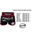 PunchR™  PunchR™ Muay Thai Short Super Mesh Zwart Rood