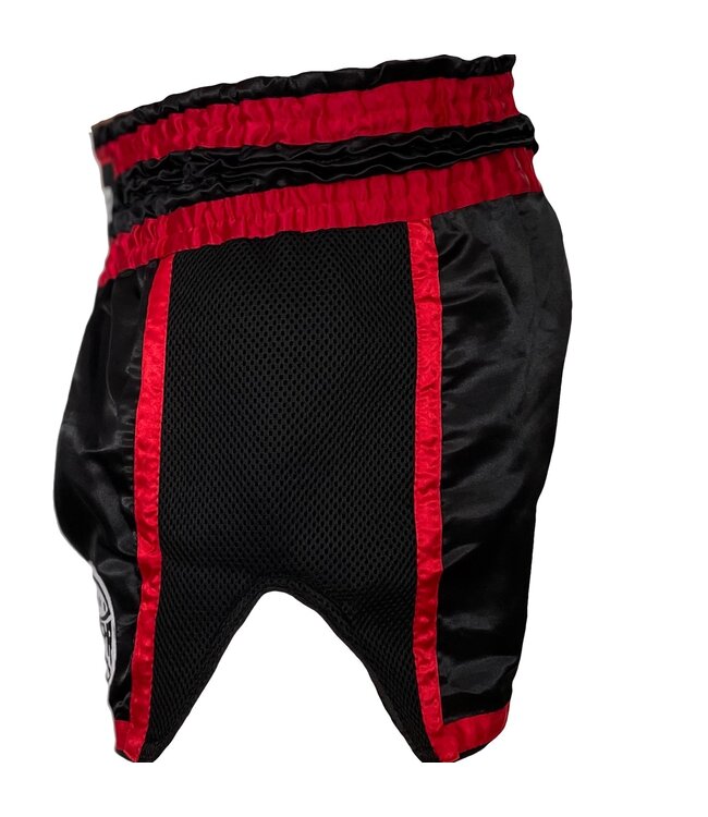 PunchR™  PunchR™ Muay Thai Short Super Mesh Black Red