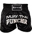 PunchR™  PunchR™ Muay Thai Short Crocodile Black White