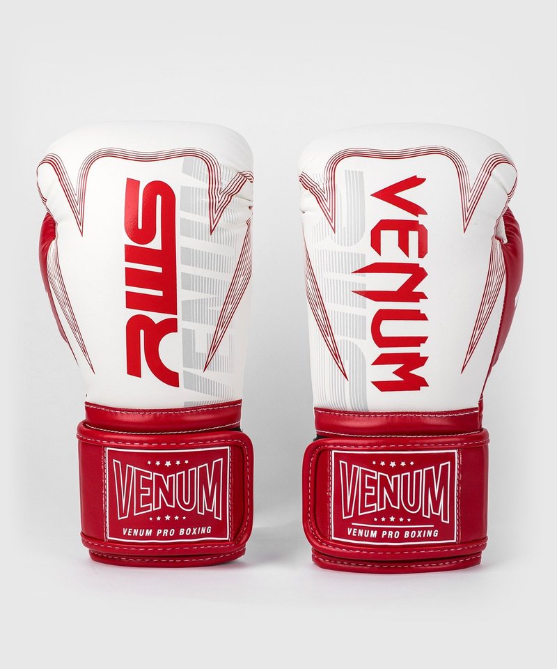 Venum RWS x Venum Muay Thai Bokshandschoenen Wit Rood