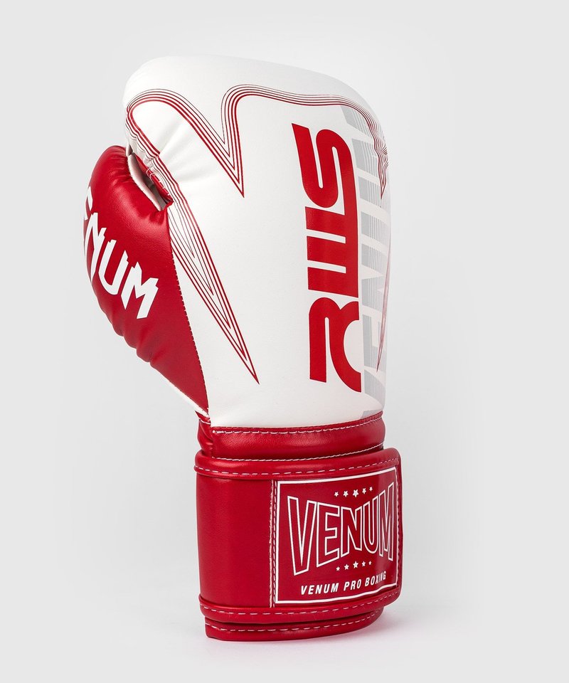 Venum RWS x Venum Muay Thai Boxing Gloves White Red