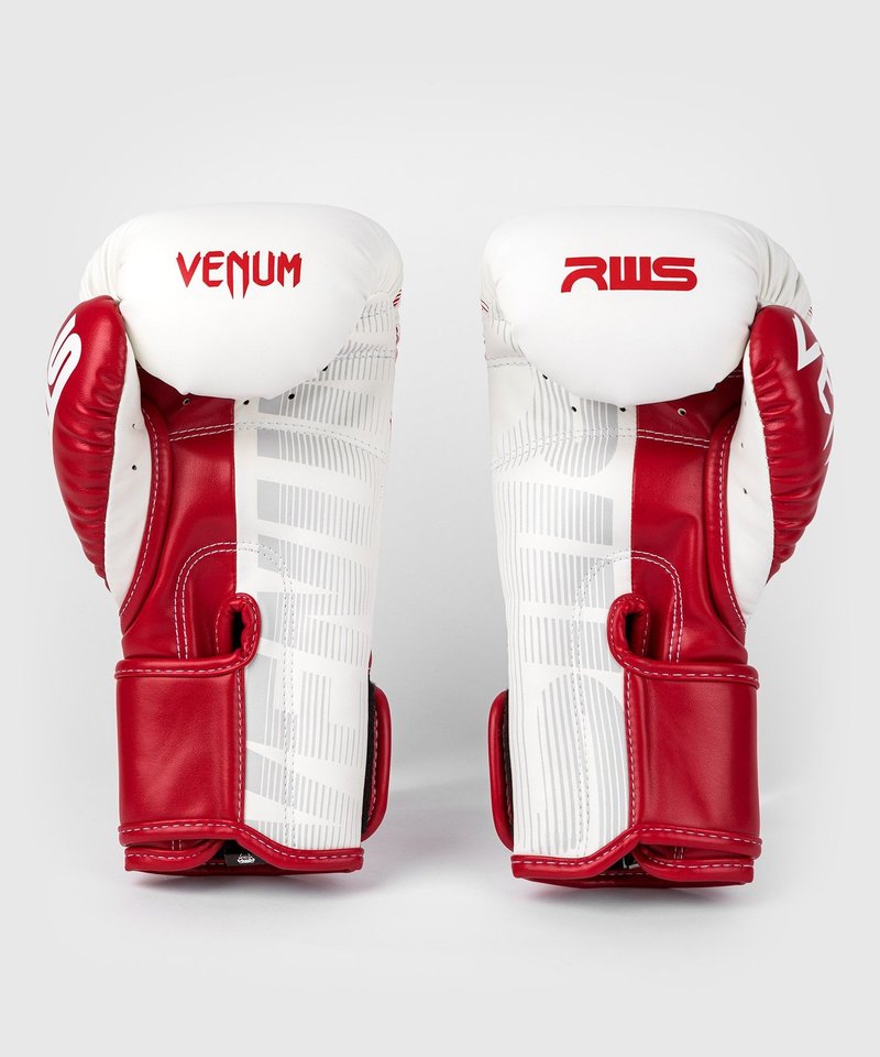 Venum RWS x Venum Muay Thai Boxing Gloves White Red