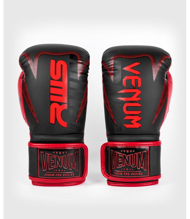 RWS x Venum Muay Thai Bokshandschoenen Zwart Rood