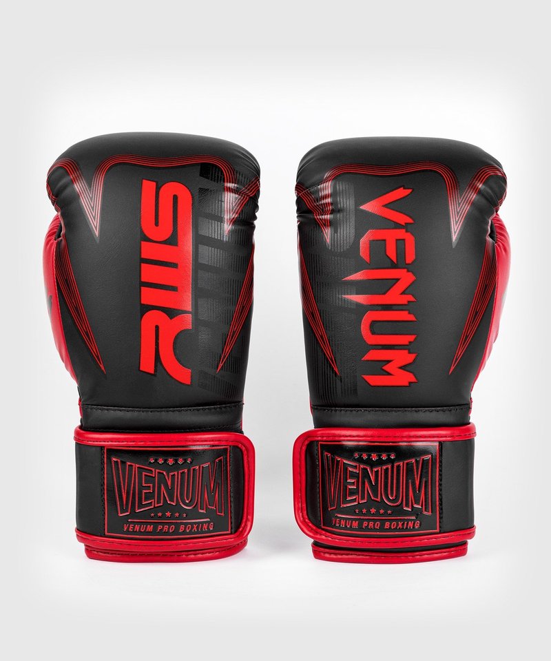 Venum RWS x Venum Muay Thai Bokshandschoenen Zwart Rood