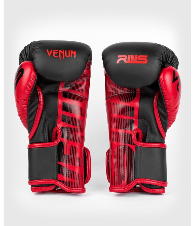 RWS x Venum Muay Thai Boxing Gloves Black Red