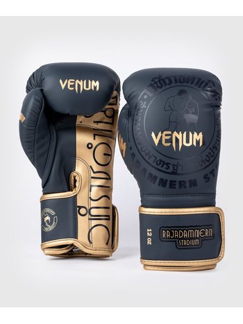 Venum RAJADAMNERN X Venum Boxhandschuhe Marineblau Gold