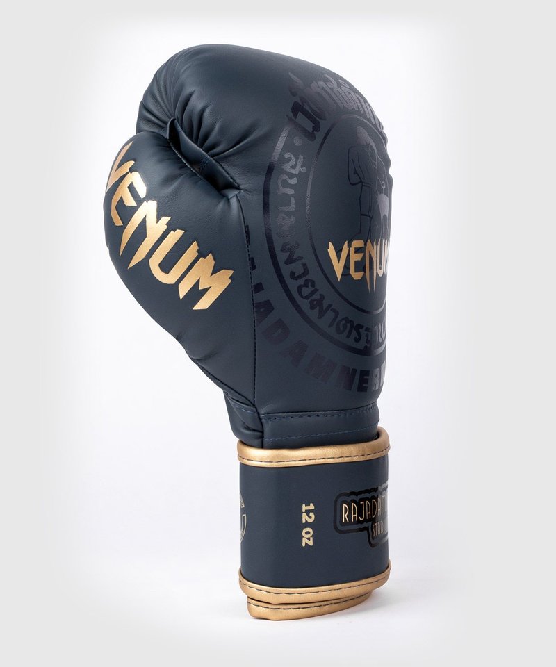 Venum RAJADAMNERN X Venum Boxhandschuhe Marineblau Gold