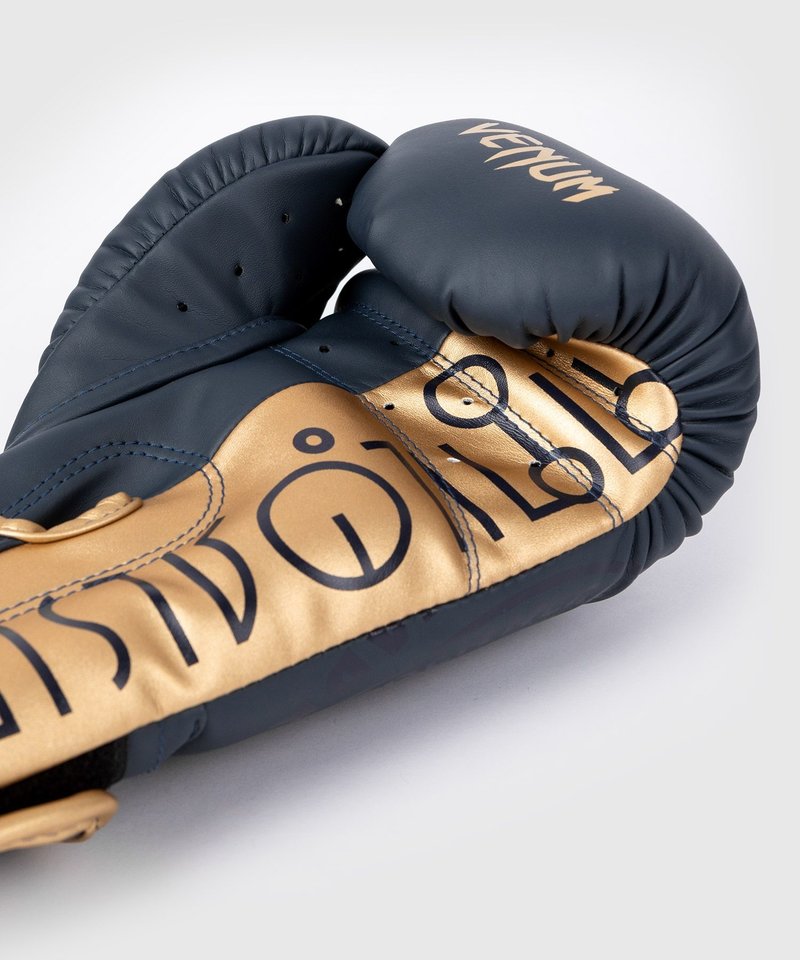 Venum RAJADAMNERN X Venum Boxhandschuhe Marineblau Gold