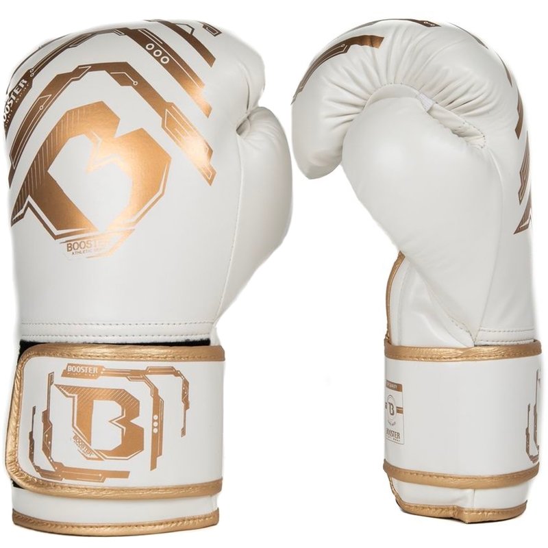 Booster Booster Kids Elite V2.2 Boxing Gloves White Gold