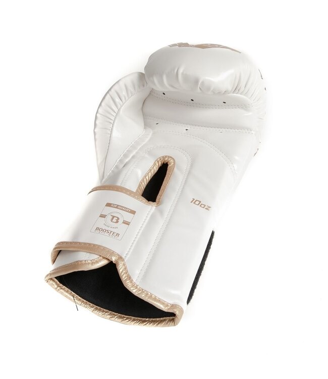 Booster Kids Elite V2.2 Bokshandschoenen Wit Goud