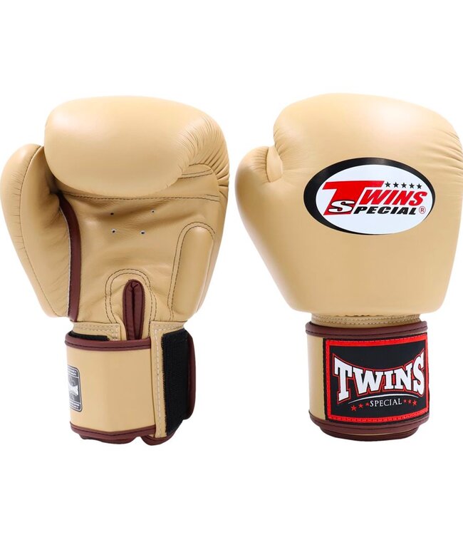 Twins Special BGVL3 Leren Bokshandschoenen Latte – Muay Thai & Kickboksen