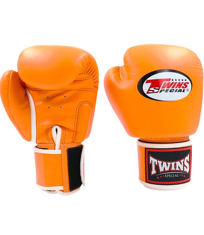 Twins Special BGVL3 Leather Boxing Gloves Apricot – Muay Thai & Kickboxing