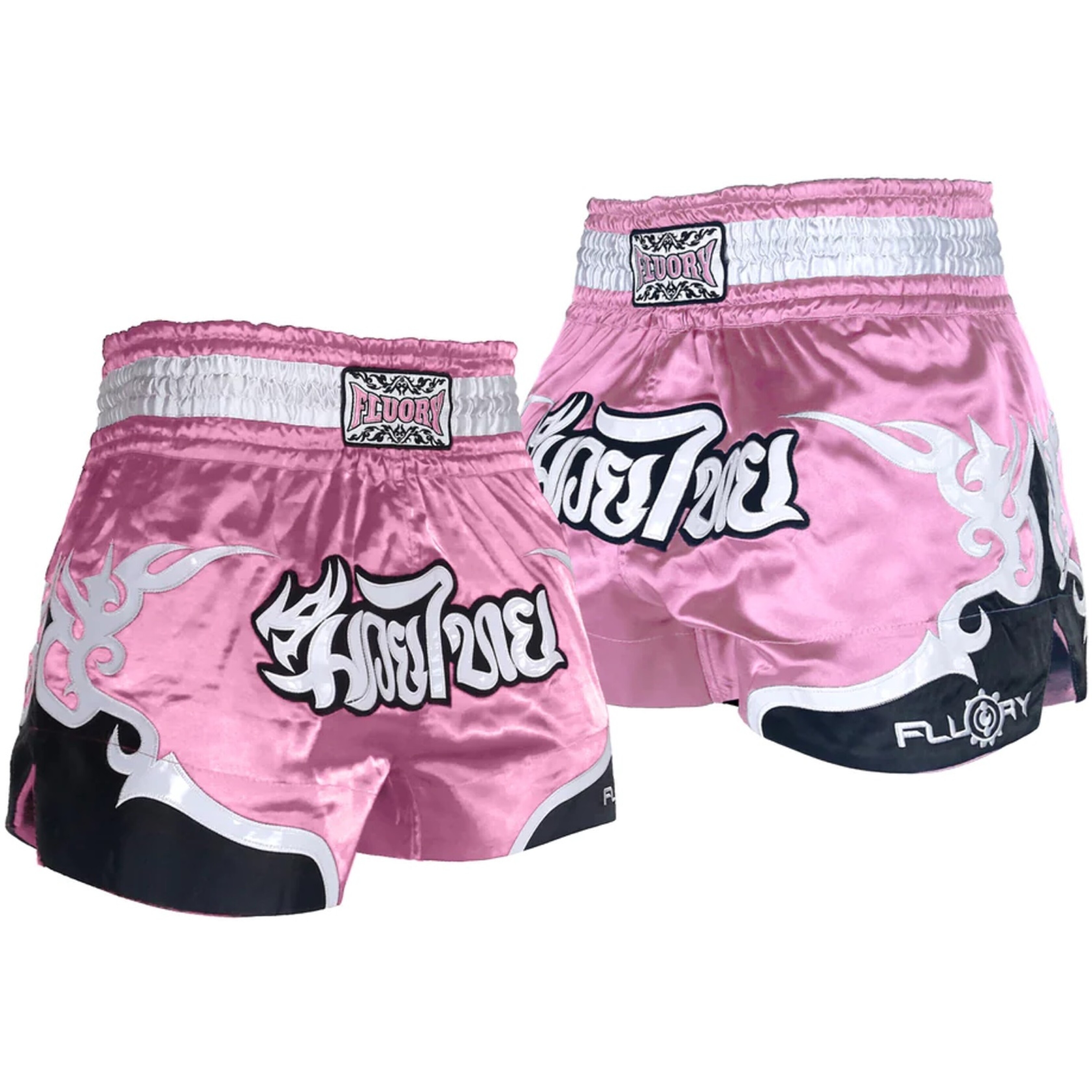 Tie Dye Pink Print Muay Thai Boxing Shorts main image 1