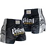 Fluory Fluory Muay Thai Short Kickboxing Short Black Silver MTSF51