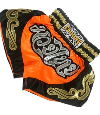 Fluory Fluory Kids Muay Thai Kickboks Broekje Oranje MTSF57