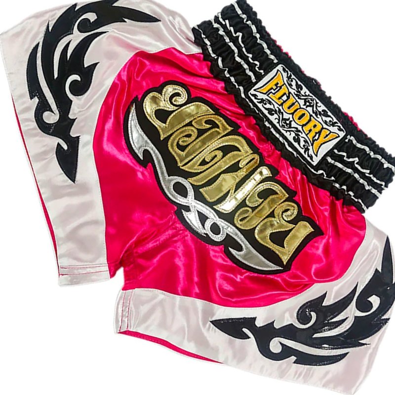 Fluory Fluory Kids Muay Thai Kickboxen Hose Rosa MTSF57