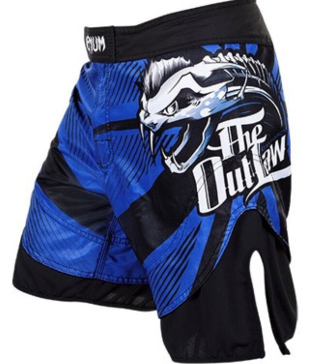 Venum Venum MMA Fightshorts Dan Hardy Outlaw Blauw Zwart