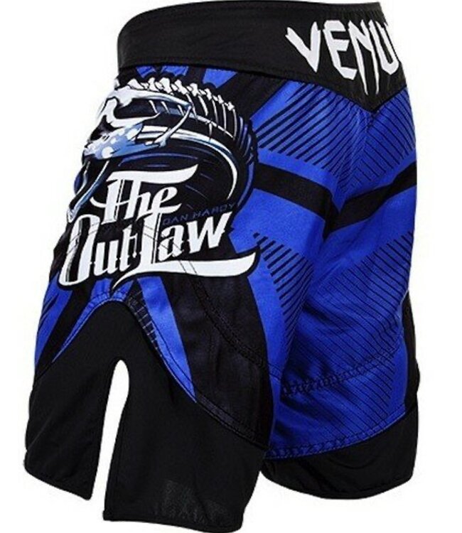 Venum MMA Fightshorts Dan Hardy Outlaw Blauw Zwart