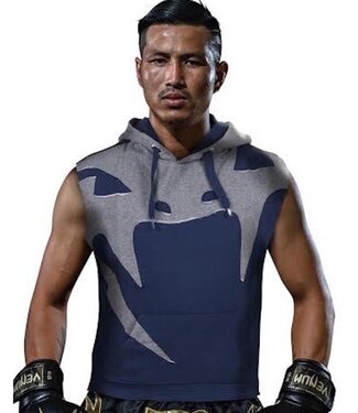 Venum Fightwear – Official Collection - Fightwear Shop Venum Attack Ärmelloses Hoody Blau