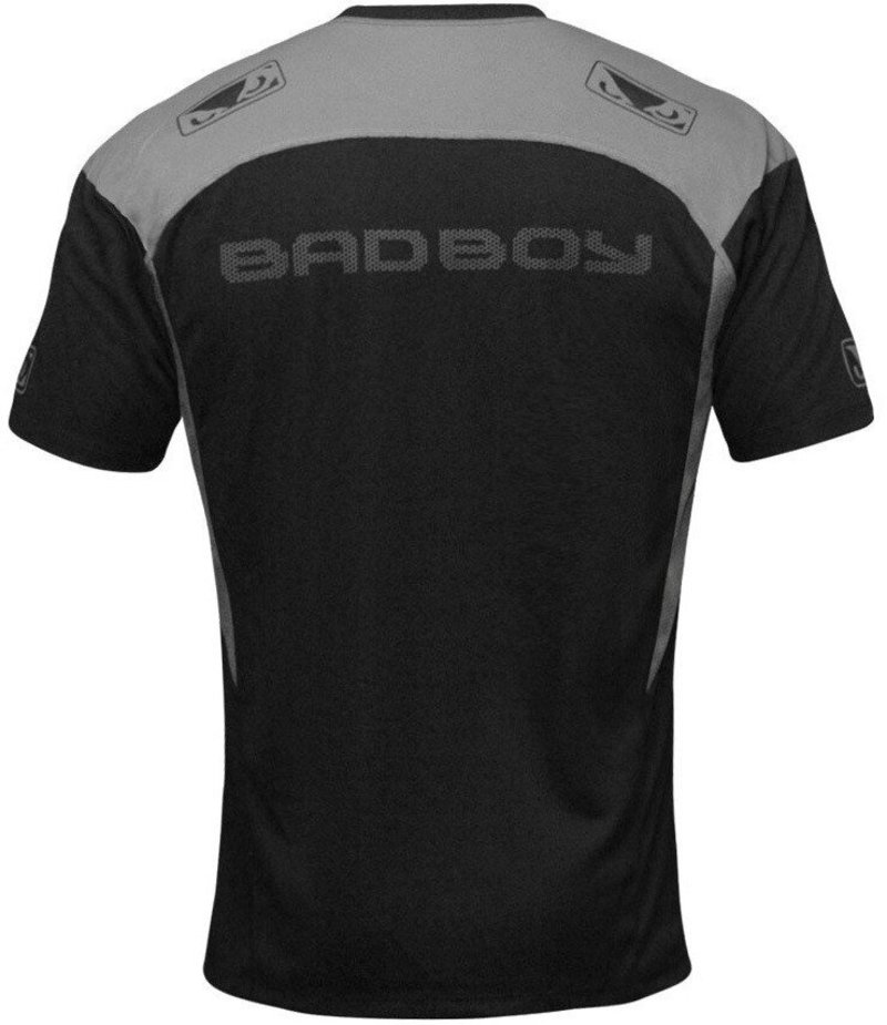 Bad Boy Bad Boy Performance Dry Fit Walk In T-shirt Zwart Grijs