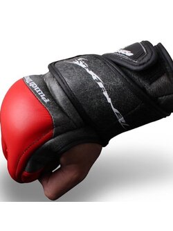 Punch Town Punch Town Tenebrae MMA Training Gloves Red Black
