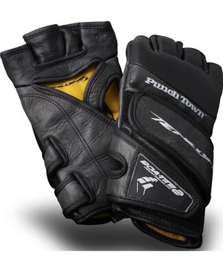 PunchTown Tenebrae MMA Fight Gloves Black